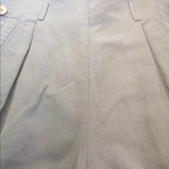 SUOLI Italy Linen Blend Pleated Front Cropped - Picture 7 of 10